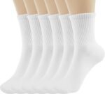 BomKinta Women Casual Calf Socks - Cute Cotton Crew Socks - Soft Above Ankle Sock 6 Pairs Size 5-10 - Image 2