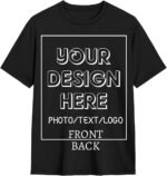 Bulk Custom Cotton Shirts for MenWomen Design Your Own Personalized Tshirt Customized Tshirts Add Photo Text Gifts - Image 2