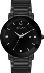 Bulova Men's 3-Hand Quartz Watch with Diamond Dial and Edge to Edge Crystal - Image 2