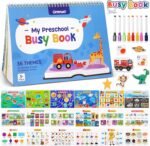 Busy Book for Toddlers 3-5, Preschool Learning Activities, Montessori Learning Educational Toys, Tracing Activity Coloring Books for Kids Ages 4-8, Autism Sensory Travel toys, Christmas Birthday Gifts - Image 2