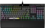 CORSAIR K70 MAX RGB Magnetic Mechanical Wired Gaming Keyboard – MGX Adjustable Switches, Simultaneous SOCD and Rapid Trigger, PBT Double-Shot Keycaps, Sound Dampening, 8000Hz Polling, QWERTY NA, Black - Image 2