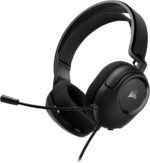 Corsair HS35 v2 Multiplatform Wired Gaming Headset – Flexible Omni-Directional Microphone – Universal 3.5mm Connection – PC, Mac, PS5, PS4, Xbox, Nintendo Switch, Mobile – Carbon - Image 2