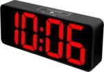 DreamSky Large Digital Alarm Clock Big Numbers for Seniors & Visually Impaired, 9 Inches Electric Clocks for Bedroom, Jumbo Display Fully Dimmable Brightness, USB Ports, Adjustable Alarm Volume - Image 2