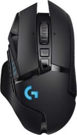 Logitech G502 Lightspeed Wireless Gaming Mouse with Hero 16K Sensor, PowerPlay Compatible, Tunable Weights and Lightsync RGB - Black (Renewed) - Image 2