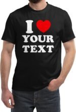 Personalized I Love My Girlfriend Shirt with Custom Photo, I Heart My Girlfriend Shirt, Gift for Her, Couple, Girlfriend - Image 2