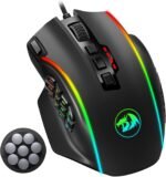 Redragon Gaming Mouse, MMO Mouse Gaming UP 12400 DPI, 19 Macro Programmable Buttons, RGB Mouse with 12 Side Buttons, 8 * 2.4g Weight Tuning for PC Laptop MOBA FPS, M901K, Black - Image 2