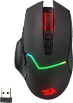 Redragon M690 PRO Wireless Gaming Mouse, 8000 DPI Wired/Wireless Gamer Mouse w/Rapid Fire Key, 8 Macro Buttons, Ergonomic Design for PC/Mac/Laptop - Image 2