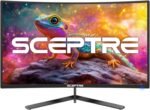 Sceptre New 24-inch Curved Gaming Monitor 1080p up to 180+Hz DisplayPort HDMI 100% sRGB, AMD FreeSync Build-in Speakers Machine Black 2026 (C248B-FWT168 Series) - Image 2