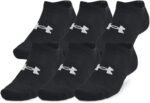 Under Armour Unisex-Adult Training Cotton No Show Socks 6 Pack - Image 2