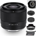 VILTROX 25mm f1.7 E-Mount Large Aperture STM APS-C Auto Focus Prime Lens for Sony E-Mount Cameras A7C A7RII A7SII A7II A7RIII A7IV A7RIV A9 A1 ZVE1 A93 A6700 A6600 A6500 A6400 FX3 ZV-E10 FX30 ZV-E10II - Image 2