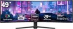 ZZA 49" Curved Gaming Monitor, 5K UHD (5120x 1440) VA Display, 1500R Immersion, 165Hz Refresh Rate, Advanced Computer Screen, Supports AMD FreeSync Premium, 120% sRGB Color Gamut,HDMI 2.0/DP1.4 - Image 2