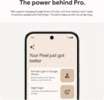 Google Pixel 9 Pro - Unlocked Android Smartphone, Triple Rear Camera System, 24-Hour Battery, and 6.3" Super Actua Display - Obsidian - 128 GB (Renewed) - Image 9