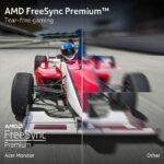 acer Nitro 31.5 Inch FHD 1920 x 1080 1500R Curved PC Gaming Monitor | AMD FreeSync Premium | 240Hz Refresh | 1ms VRB | VESA Mountable | HDR10 | One Display Port 1.4 & Two HDMI 2.0 | ED320Q X2bmiipx - Image 4