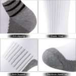 COOVAN Mens Cotton Crew Socks Moisture Wicking Cushioned Athletic Heavy Duty Work Boot Socks 6 Pairs - Image 8