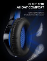 ZIUMIER Gaming Headset for PC, PS4, PS5, Xbox One, Xbox Series S/X, Switch, Noise Canceling Microphone, Stereo Surround Sound, 3.5mm Wired Gaming Headphones - Image 4