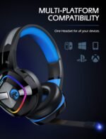 ZIUMIER Gaming Headset for PC, PS4, PS5, Xbox One, Xbox Series S/X, Switch, Noise Canceling Microphone, Stereo Surround Sound, 3.5mm Wired Gaming Headphones - Image 5