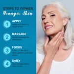 Tighten and Lift Neck Cream: Instant Face Lift Cream - 6-in-1 Anti-Aging Face Moisturizer for Anti-Wrinkle, Firm - Collagen, Retinol, Peptides & Hyaluronic Acid Neck Firming Cream for Skin Care - Image 7