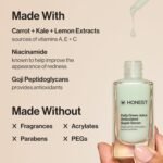 Honest Beauty Daily Green Juice Antioxidant Super Serum, Improves Skin Tone Texture, Gentle for Sensitive Skin, Fragrance-Free Vegan, 1 fl oz - Image 4