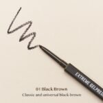 CLIO Extreme Gelpresso Pencil Eyeliner | Smudge-Proof, Waterproof, Long-Lasting, Long-Wear, 6 Cool and Warm Tone Shades, Ultra-Smooth, Creamy Formula (001 Black Brown) - Image 4