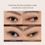 CLIO Extreme Gelpresso Pencil Eyeliner | Smudge-Proof, Waterproof, Long-Lasting, Long-Wear, 6 Cool and Warm Tone Shades, Ultra-Smooth, Creamy Formula (001 Black Brown) - Image 7