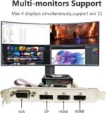 QTHREE GeForce GT 730 4GB Graphics Card,2X HDMI, DP,VGA,DDR3,64 Bit,Low Profile Video Card for PC,Computer GPU,PCI Express X8,SFF,DirectX 12,Support Winows 11 - Image 5