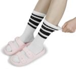 BomKinta Striped Crew Socks Women - Retro Novelty Socks - Stretchy Casual Athletic Cotton Gifts Sock Size 5-10 - Image 6