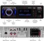 BOSS Audio Systems 616UAB Car Stereo With Bluetooth - Single DIN, MP3, USB, Aux-in, AM/FM, No CD DVD Player - Image 6