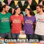 Custom T Shirts Front Back for Men Women Personalized T-Shirt Add Your Own Design with Image Text Logo Tee Tops - Image 7