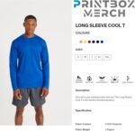 Custom Shirt for Men, Long Sleeve Dry Wicking Shirts for Men, UV Moisture Wicking Shirt, Construction Cool Workwear Black - Image 3