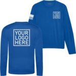 Custom Shirt for Men, Long Sleeve Dry Wicking Shirts for Men, UV Moisture Wicking Shirt, Construction Cool Workwear Black - Image 7