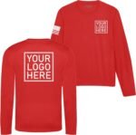 Custom Shirt for Men, Long Sleeve Dry Wicking Shirts for Men, UV Moisture Wicking Shirt, Construction Cool Workwear Black - Image 8