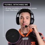 Sony INZONE H9 II Wireless Noise Canceling Gaming Headset, WH-1000XM6 Drivers, Lightweight, Detachable Cardoid AI Mic, 2.4GHz and Bluetooth, Soft Case, for PC, PS5, Switch, and Mobile, White - Image 6