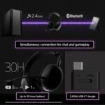 Sony INZONE H9 II Wireless Noise Canceling Gaming Headset, WH-1000XM6 Drivers, Lightweight, Detachable Cardoid AI Mic, 2.4GHz and Bluetooth, Soft Case, for PC, PS5, Switch, and Mobile, White - Image 10