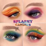 UCANBE 54 Colors Splashy Candies Eyeshadow Palette, Highly Pigmented Matte Shimmer Soft Creamy Glitter Rainbow Bright Powder Eye Shadow Blendable Waterproof Long Lasting Makeup Pallet… - Image 6