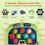 WAYKEE Whack a Game Mole, Toys for Ages 3-4 5-7 8-12 Boys Girls, Whack Game for Toddlers, Gifts for 3 4 5 6+ Year Old Boys Girls, Early Learning Educational Toys with 2 Hammers Sound & Light - Image 5