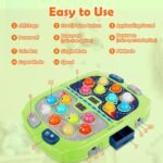 WAYKEE Whack a Game Mole, Toys for Ages 3-4 5-7 8-12 Boys Girls, Whack Game for Toddlers, Gifts for 3 4 5 6+ Year Old Boys Girls, Early Learning Educational Toys with 2 Hammers Sound & Light - Image 8