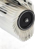 FOSA Flip Desk Clock, Retro Vintage Flip Desk Table Clock, Digital Sided Large Numbers Mechanical Flip Clock Wood Base for Living Room, Study Room and Office（Black） - Image 8