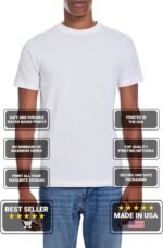 Custom Shirt Men Personalized Add Your Image T-Shirt Add Your Text Photo Front/Back Print - Image 4