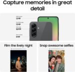 Samsung Galaxy A56 5G Cell Phone, 128GB AI Smartphone, Unlocked Android, AI Photo Edits, Large Screen, Long Battery Life, 2025, US 1 Yr Manufacturer Warranty, Awesome Graphite - Image 6