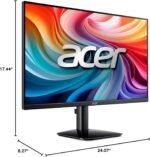 acer 27 Inch Monitor- KB272-27 Inch FHD IPS (1920 x 1080) Display, Up to 120Hz Refresh Rate, 99% sRGB, Tilt, Adaptive-Sync Support (FreeSync Compatible) 1ms (VRB), HDMI & VGA Ports - Image 10