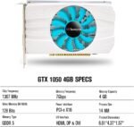 GTX 1050 4GB Gaming Graphics Card GDDR5 128 Bit PCIe 3.0 x16 Bus Powered DisplayPort 1.4 HDMI 2.0 DVI Ports - Image 3