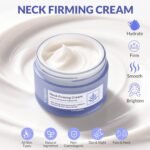 Crogooe Neck Firming Cream - Neck Creams for Tightening and Firming, Tightening and Lifting Wrinkles & Crepey Skin for Neck & Décolleté-1.7 fl.oz - Image 3