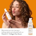 By Nature Vitamin C + Collagen Face Serum - Restore and Energize Tired Skin with Brightening Vitamin C, Plumping Collagen, Plus Texture Enhancing Turmeric - Premium Skin Care Serum for Face - 3fl. oz. - Image 4