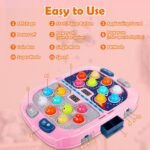 WAYKEE Whack a Game Mole, Toys for Ages 3-4 5-7 8-12 Girls Boys, Whack Game for Toddlers, Gifts for 3 4 5 6+ Year Old Girls Boys, Early Learning Educational Toys with 2 Hammers Sound & Light - Image 4