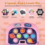 WAYKEE Whack a Game Mole, Toys for Ages 3-4 5-7 8-12 Girls Boys, Whack Game for Toddlers, Gifts for 3 4 5 6+ Year Old Girls Boys, Early Learning Educational Toys with 2 Hammers Sound & Light - Image 5