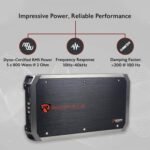Rockville RXH-F5 3200W 5-Channel Car Amplifier, Dyno-Certified RMS, MOSFET Power Supply, ELNA Capacitors, Class-A/B D, Perfect for Car Audio and Subs - Image 3