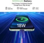 UMIDIGI G9T Unlocked Cell Phone, Dual 4G SIM, 4GB+128GB/1TB TF, Android 14 Smartphone, 6.75" HD+ 90Hz Display, 5000mAh Battery, 18W Fast Charging, 13MP Camera, GPS - Image 5