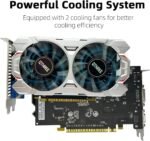 QTHREE GeForce GTX 750 Ti 4GB Graphics Card,GDDR5,128bit,HDMI,DVI,VGA,Video Card for PC Working,Computer GPU,PCI Express x16,Dual Fans,DirectX 12 - Image 4