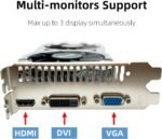 QTHREE GeForce GTX 750 Ti 4GB Graphics Card,GDDR5,128bit,HDMI,DVI,VGA,Video Card for PC Working,Computer GPU,PCI Express x16,Dual Fans,DirectX 12 - Image 6