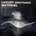 GTPLAYER Big and Tall Gaming Chair for Adults, Ergonomic Office Chair with Footrest, Heavy Duty 350 lbs Capacity, High Back, Premium Leather & Iridescent Trim, ACE-Armor, Black & Red - Image 6